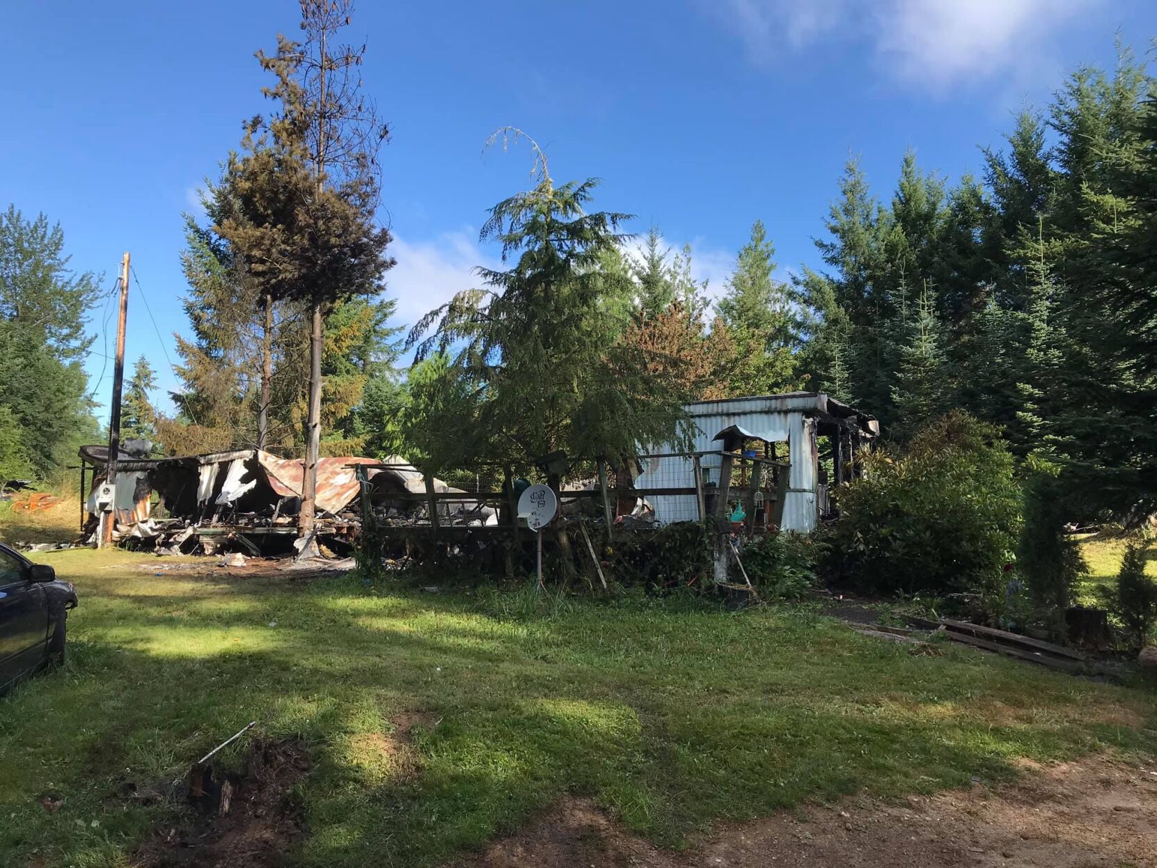 Man, 58, Dies in Rainier Mobile Home Fire